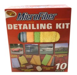 Detailer’s Choice 1122 Microfiber Detailing Kit – 10-Piece