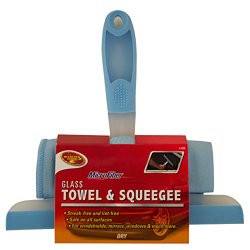 Detailer’s Choice 4-606 Squeegee and Microfiber Glass Towel Kit