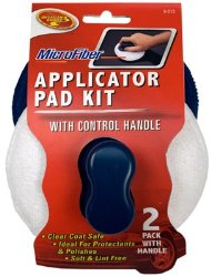Detailer’s Choice 9-513 Microfiber Applicator Pad with Grip Handle – 2-Pack