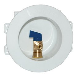 Eastman 60239 CPVC Round Mini Ice Maker Outlet Box, 1/2-Inch