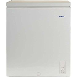 Haier HF50CM23NW Compact 5.0 Cubic Feet Chest Freezer Upright Deep Freeze, White