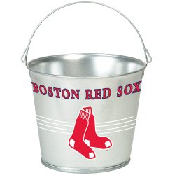 MLB Boston Red Sox 5-Quart Galvanized Pail
