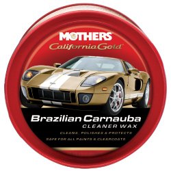 Mothers 05500-6 California Gold Brazilian Carnauba Cleaner Wax – 12 oz., (Pack of 6)