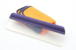 Original Water Blade, 12 Inch Silicone T-Bar Squeegee with Microfiber Finishing Towel
