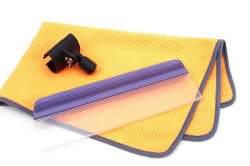 Original Water Blade Bundle, 12 Inch Silicone Squeegee, Pole Adapter and Microfiber Towel