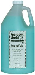 Poorboy’s World Spray & Wipe Waterless Wash – 128 oz Refill