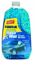 Rain-X 5077557 Wash and Wax with Carnauba Wax Beads – 64 oz.