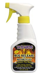 Wizards 22080 Motorcycle Bug Release and Presoak – 8 oz.