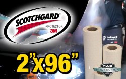 3M Scotchgard Clear Bra Paint Protection Bulk Film Roll 2″-by-96″-inches