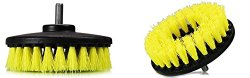 5″ Round Brush with Power Drill Attachment Medium Duty Carpet Upholstery Scrubber