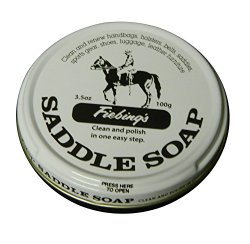 Fiebing’s White Saddle Soap, 12 Oz. – Cleans, Softens and Preserves Leather
