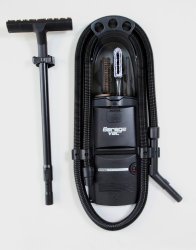 GarageVac GH120-E Black Wall Mounted Garage Vacuum with Accessory