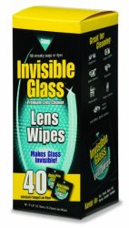 Invisible Glass Lens Cleaning Wipes – 40 count, 90101