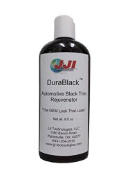 JJI Technologies DuraBlack Automotive Black Trim Rejuvenator – 12 Month No Color Fading – 8oz Bottle