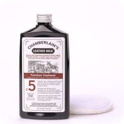 Leather Milk Furniture Treatment No. 5 | Natural Leather Conditioner and Cleaner | 8 oz
