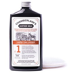 Leather Milk Natural Leather Care Liniment No. 1 | Leather Conditioner and Cleaner | 8 oz