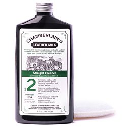 Leather Milk Straight Cleaner No. 2 | Natural Leather Cleaner | 8 oz