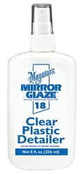 Meguiar’s M18 Mirror Glaze Clear Plastic Detailer – 8 oz.