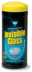 Stoner 90164-6PK ‘Invisible Glass’ Glass Cleaner Wipe, (Pack of 6)