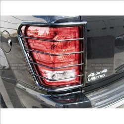 Black Horse Off Road 7G080206A Black Tail Light Guards