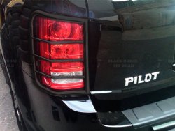 Black Horse Off Road 7H1409A Black Tail Light Guards
