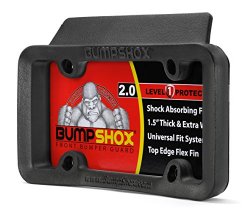 BumpShox 2.0 – Front Car Bumper Protection, Ultimate Front Bumper Guard. Front Bumper Protection License Plate Frame. Tougher Than Steel !