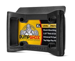 BumpShox XL – Front Car Bumper Protection, Ultimate Front Bumper Guard. Front Bumper Protection License Plate Frame. Tougher Than Steel !