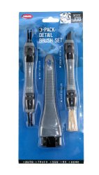 Carrand 93019 Final Touch Vent, Dash, and Crevice Detail Brush Set
