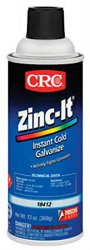 CRC 18412 Zinc-It Instant Cold Gallonvanize Zinc Rich Gallonvanize Coating, 13 Ounce, Gray Viscous Liquid