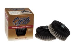 Cyclo (76-810×2-2PK) Shampoo Brush with Gray Flagged Ultra-Soft Bristles, (Pack of 2)
