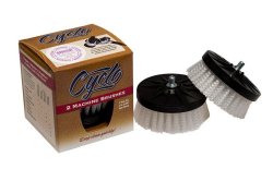Cyclo (76-840×2-2PK) Shampoo Brush with White Soft Bristles, (Pack of 2)