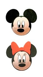 Disney Mickey Mouse and Minnie Mouse Antenna Topper Set