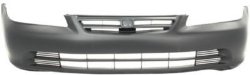 Evan-Fischer EVA17872024597 Bumper Cover Front Facial Plastic Primered With provisions for emblem and grille air holes