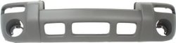 Evan-Fischer EVA17872026876 Bumper Cover Front Facial Plastic Raw With holes for air fog light and turn signal