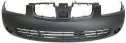 Evan-Fischer EVA17872030084 Bumper Cover Front Facial Plastic Primered With provisions for emblem and grille holes air fog light