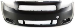 Evan-Fischer EVA17872049940 Bumper Cover Front Facial Plastic Primered With grille provision holes for air fog light and tow hook