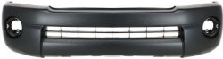 Evan-Fischer EVA17872050654 Bumper Cover Front Facial Plastic Primered With holes for air fog light and spoiler