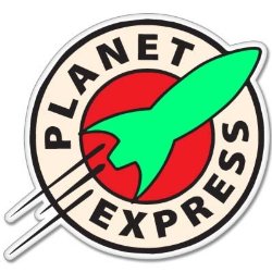 Futurama Planet Express Vynil Car Sticker Decal – 12″
