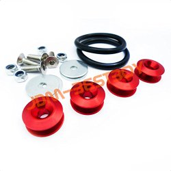 JDM Red Quick Release Fasteners For Car Bumpers Trunk Fender Hatch Lids Kit from JDMBESTBOY