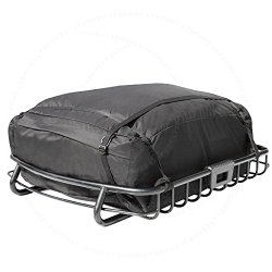 LT Sport SN#100000000781-1010-211 For Chrysler Top Black Roof Cargo Carrier Basket w/Storage Bag