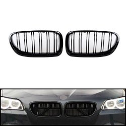 M5 Style Gloss Black Front Grill Direct Fit BMW F10 5 Series F11 Diesel Series 2010-2015