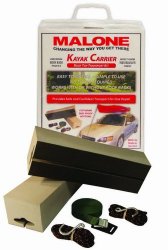 Malone Standard Foam Block Universal Car Top Kayak Carrier Kit