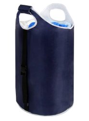 Pro-Mart DAZZ Soft Padded Garment Hamper, Blue