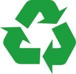 RECYCLE symbol 5″ GREEN Vinyl Decal Window Sticker for Garbage can, Laptop, Ipad, Window, Wall, Car, Truck, Motorcycle