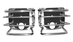 Rugged Ridge 11103.02 Stainless Rear Euro Taillight Guard – Pair