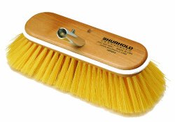 Shurhold 985 10″ Deck Brush with Medium Yellow Polystyrene Bristles