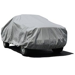 Budge Lite Truck Cover Fits Compact Standard Cap Pickups up to 197 inches, TB-2 – (Polypropylene, Gray)