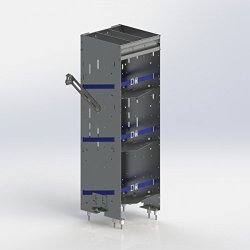 Ranger Design. 3 Tier refrigerant rack for large bottles, aluminum, 14″d x 13″w x 43″h