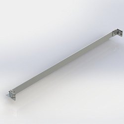 Ranger Design.Mounting bar, aluminum, 51″w, for 48″ Fold-Away unit
