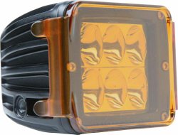 Rigid Industries 20193 Dually/D2 Amber Protective Polycarbonate Cover